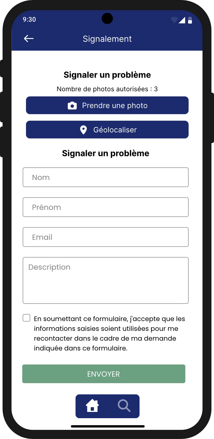 Menu configurable de votre application mobile
