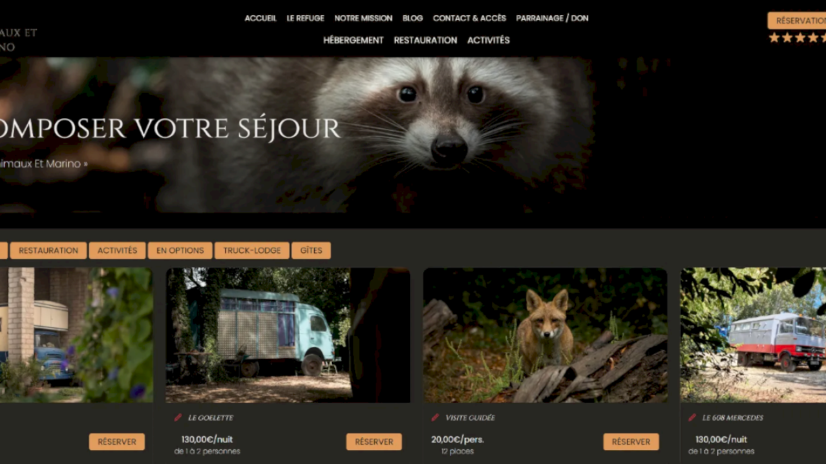 Comment Les Animaux et Marino révolutionne la gestion de ses hébergements avec le pack réservation Arkana
